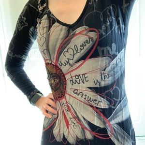 Desigual Shirt w/ Embellishment